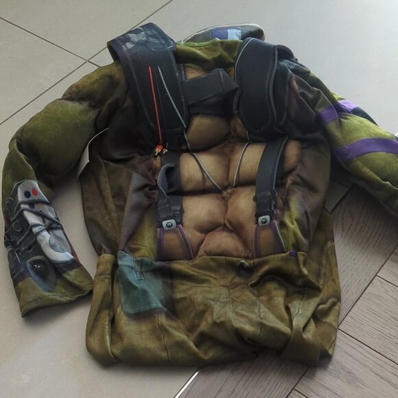 Kids Ninja Turles Donatello Costume - Green and Purple - Size 4-6 BNWOT - Picture 3 of 4